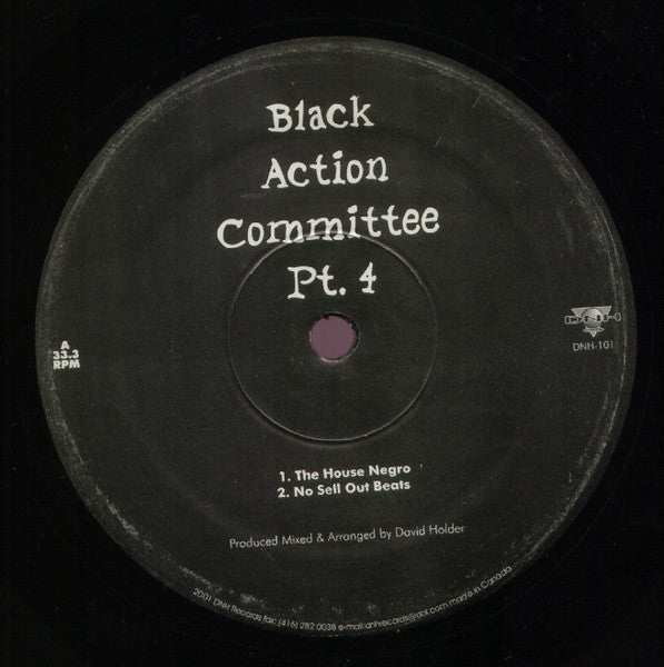 David Holder / Nick Holder – Black Action Committee Pt. 4