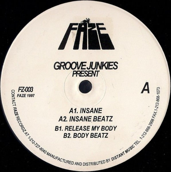 Groove Junkies ‎– Insane