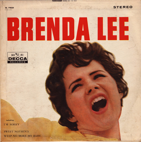 Brenda Lee ‎– Brenda Lee