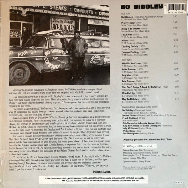 Bo Diddley – His Greatest Sides: Volume One
