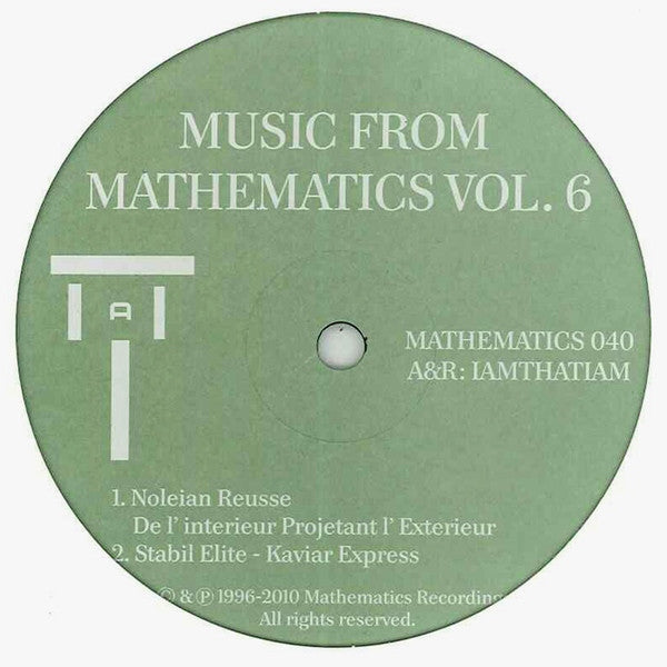 Various – Music From Mathematics Vol. 6