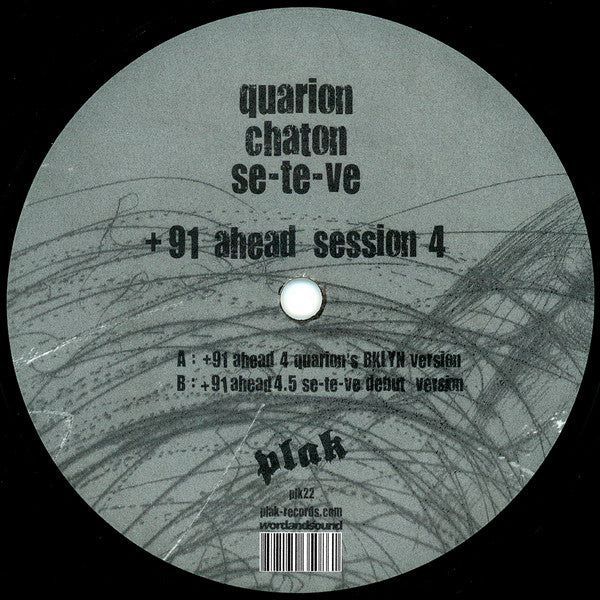 Quarion, Chaton, Se-Te-Ve – +91 Ahead Session 4