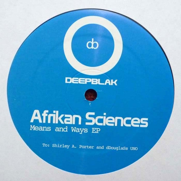 Afrikan Sciences ‎– Means And Ways EP