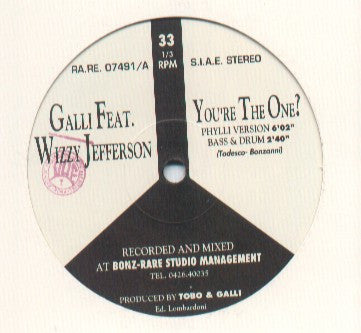 Galli ‎– You're The One ?
