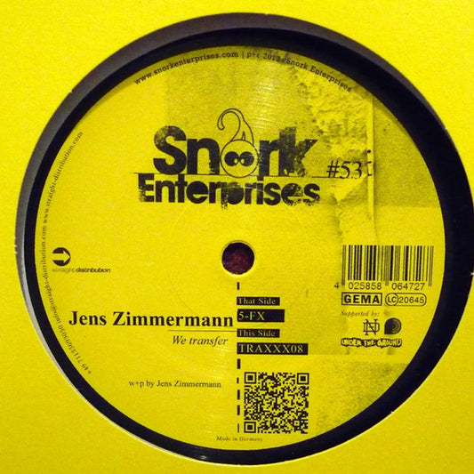 Jens Zimmermann ‎– We Transfer