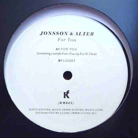 Jonsson/Alter – For You