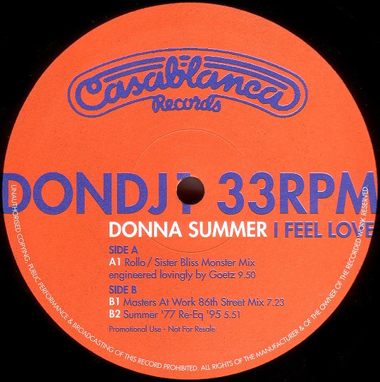 Donna Summer ‎– I Feel Love (Remixies)