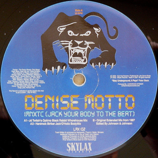 Denise Motto – I M N X T C (Jack Your Body To The Beat)