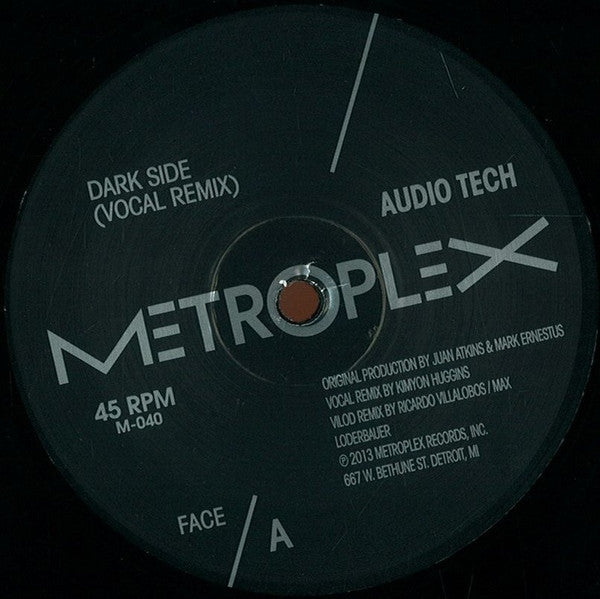 Audio Tech ‎(Juan Atkins+Mark Ernestus) – Dark Side (Vilod remix inc.)