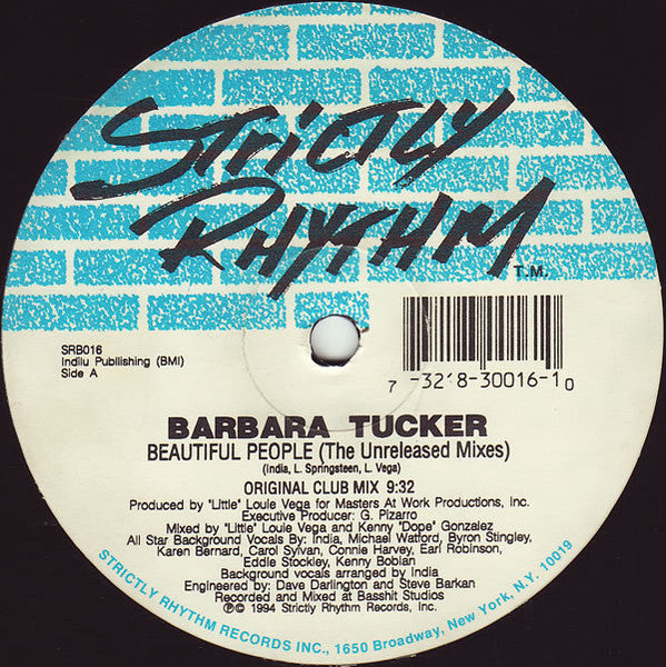 Barbara Tucker – Beautiful People (The Unreleased Mixes)
