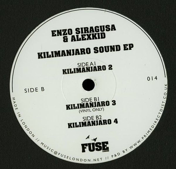 Enzo Siragusa &amp; Alexkid ‎– Kilimanjaro Sound EP