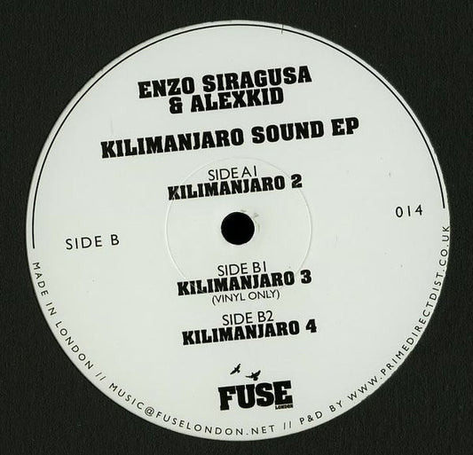 Enzo Siragusa & Alexkid ‎– Kilimanjaro Sound EP