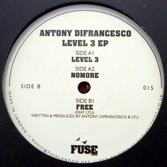 Antony Difrancesco ‎– Level 3 EP