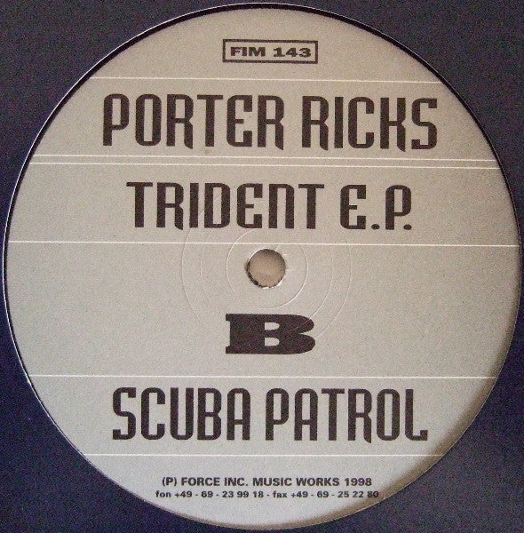 Porter Ricks ‎– Trident EP