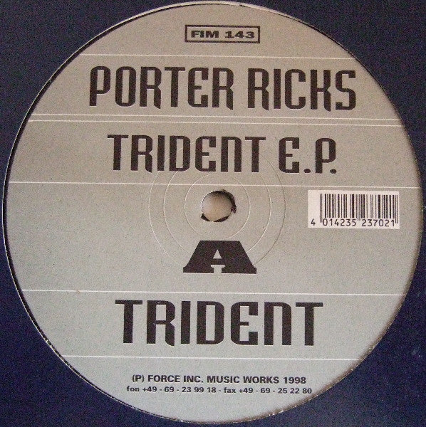 Porter Ricks ‎– Trident EP